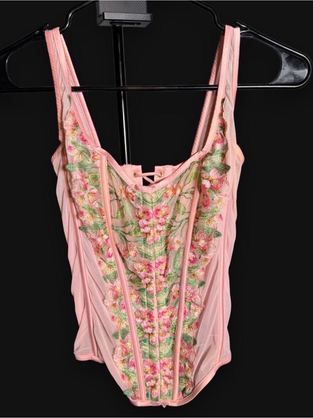Victorias Secret Classic Lily Embroidery Corset